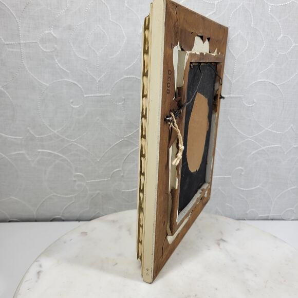 VTG Carina Ballet Lithograph Framed 11" Wood Shadow Box Gold MCM Wall Art - Picture 6 of 16